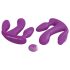 3Some total ekstase - oppladbar trippelvibrator (lilla)