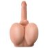 PDX Dirty Talk - naturtro rumpe-torso med dildo