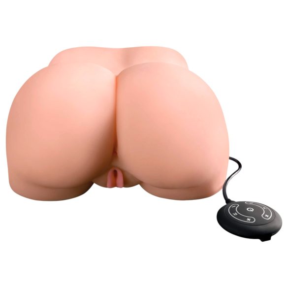 PDX Elite Milk Me Silly - vibrerende masturbatortorso (naturlig)