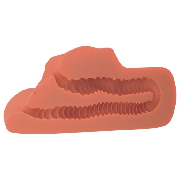 PDX Dobbel Stroker - 2-i-1 realistisk masturbator (mørk natur)