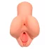 PDX Pick Your Pleasure - 2-i-1 realistisk masturbator (naturell)