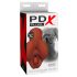 PDX Velg Din Nytelse - 2-i-1 realistisk masturbator (brun)