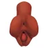 PDX Pick Your Pleasure - 2-i-1 realistisk masturbator (brun)