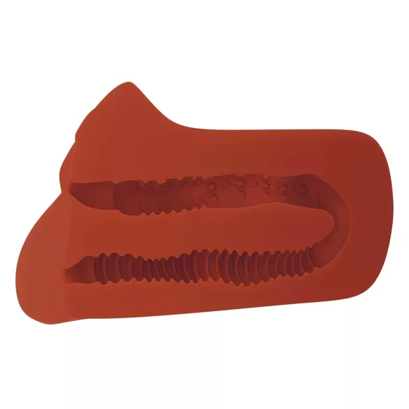 PDX Pick Your Pleasure - 2-i-1 realistisk masturbator (brun)