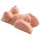 Pipedream DD - 2-i-1 vibrerende torso-masturbator (naturlig)