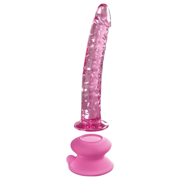 Icicles No. 86 - rosa penisformet glassdildo