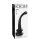 Icicles No. 87 - Black Glass G&P-Spot Dildo