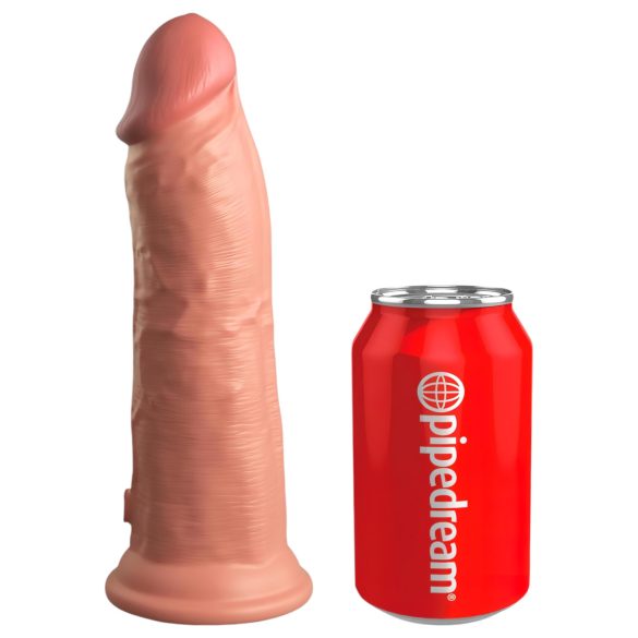 King Cock Elite 8 - sugekopp, naturtro dildo (20cm) - hudfarget