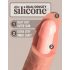 King Cock Elite 9 - Sugekopp, naturtro dildo (23cm) - natufarge