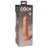 King Cock Elite 6 - sugekoppvibrator (15cm) - naturlig