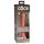 King Cock Elite 7 - sugekopp, trådløs vibrator 18cm - naturfarge