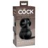 King Cock Elite Crown Jewels - herretilbehør til dildo (svart)