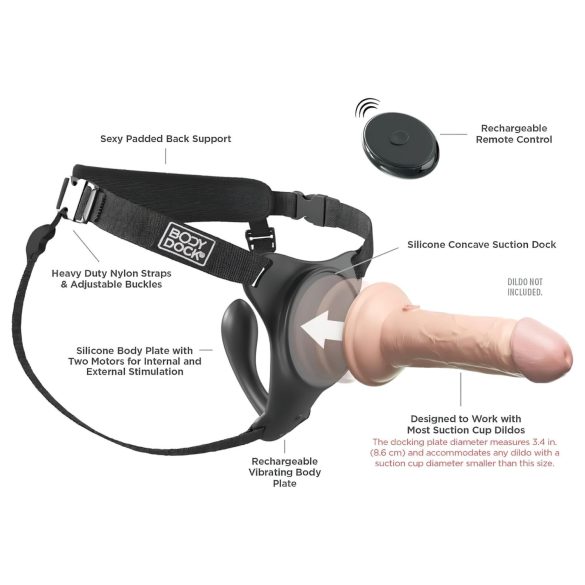 Body Dock G-punkt Pro og Silexd 7 påsettbar dildo
