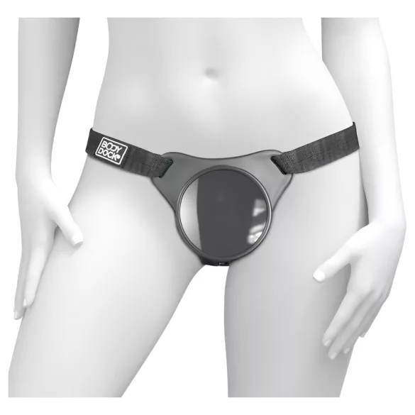 Body Dock OG - festes underdel for sugekopp (svart)
