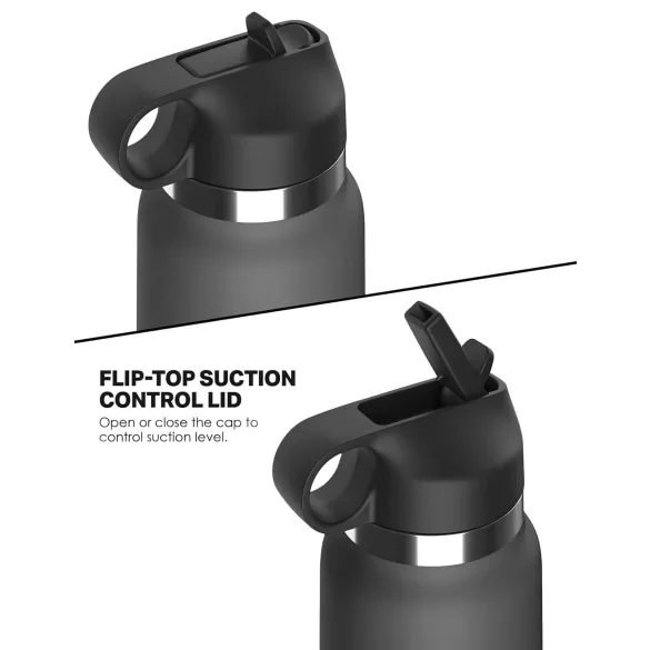 PDX - Fuck Flask Secret Delight - kunstig vagina i drikkeflaske (svart-natur)