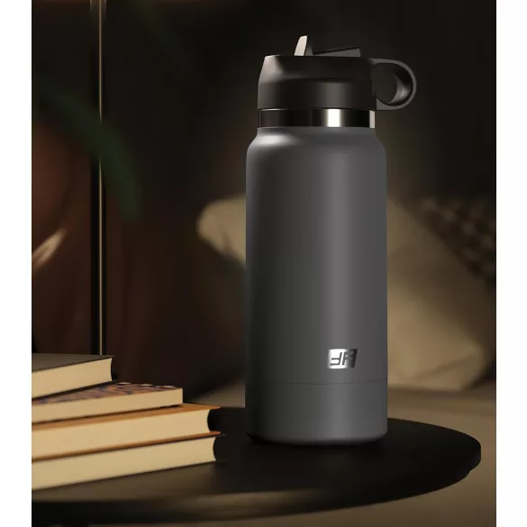 PDX - Fuck Flask Secret Delight - kunstig vagina i drikkeflaske (svart-natur)