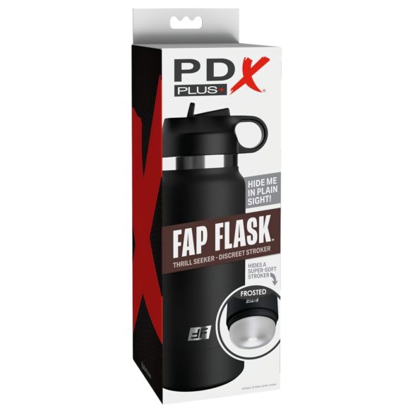 Fap Flask Thrill Seeker - masturbator i flaske (svart)