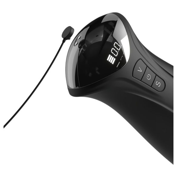 PDX Elite - sugende, vibrerende masturbator (svart)