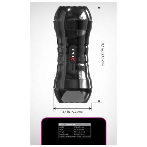 PDX Extreme Wet Pussy - ektefølt vagina masturbator - XXL (natur)