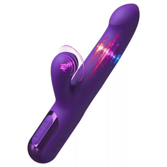Fantasy For Her - 2-i-1 støtende vibrator og klitorisstimulator (lilla)