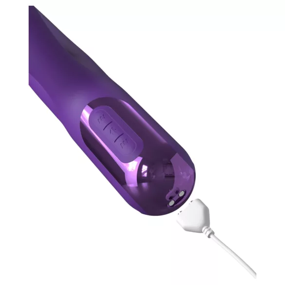 Fantasy For Her - 2-i-1 støtende vibrator og klitorisstimulator (lilla)