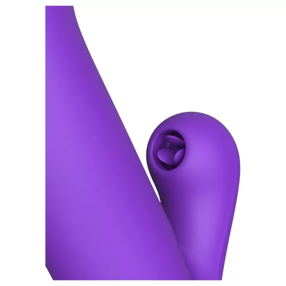 Fantasy For Her - 2-i-1 støtende vibrator og klitorisstimulator (lilla)