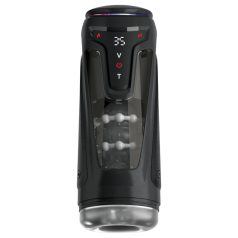   PDX Elite Moto-Bator Pro - perlevevibrator med varmefunksjon (svart)