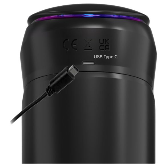 PDX Elite Moto-Bator Pro - perlevevibrator med varmefunksjon (svart)