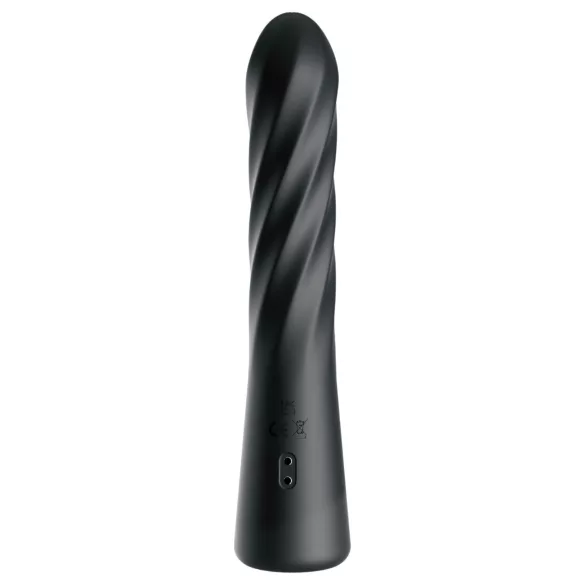 Anal Fantasy Twist Ecstasy - roterende og støtende analvibrator (svart)