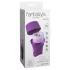 Fantasy For Her Lush Kiss Plush - suge- og tungeklitorisvibrator (lilla)