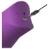 Fantasy For Her Lush Kiss Plush - suge- og tungeklitorisvibrator (lilla)