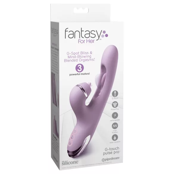 Fantasy For Her G-Touch Pulse Pro - klitorisstimulator med arm (lilla)