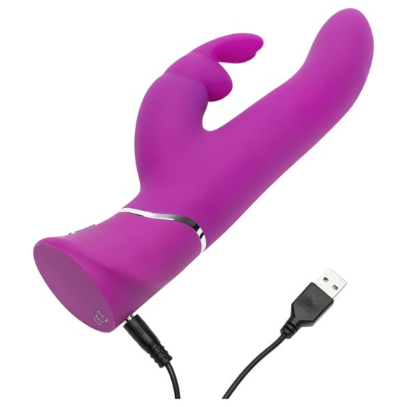 Happyrabbit Power Motion - oppladbar, vanntett, støtende vibrator (lilla)