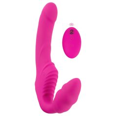 Strepless Strap-On - festbar dildo utan stropper (rosa)