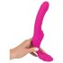 Strepless Strap-On - festbar dildo utan stropper (rosa)