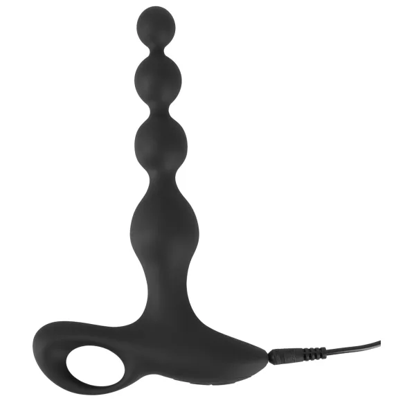 Black Velvet - perlebarer analvibrator (svart)