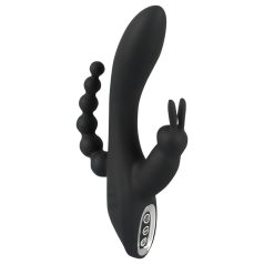 SMILE Triple - oppladbar, vanntett 3-grenet vibrator (svart) SMILE Triple - oppladbar, vanntett 3-grenet vibrator (svart)