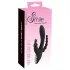 SMILE Triple - oppladbar, vanntett 3-grenet vibrator (svart)