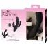SMILE Triple - oppladbar, vanntett 3-grenet vibrator (svart)