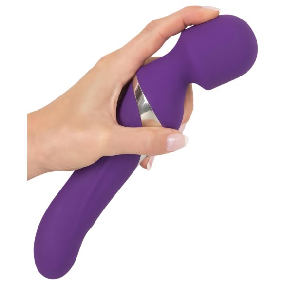 Javida Stav & Perle - 2-i-1 massasjevibrator (lilla)