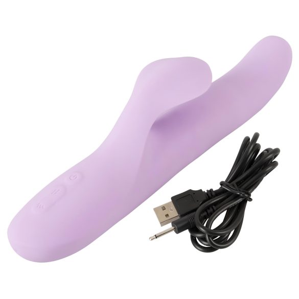 SMILE Thrusting - roterende, støtende vibrator med klitorisarm (lilla)