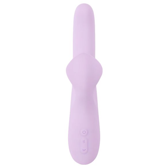 SMILE Thrusting - roterende, støtende vibrator med klitorisarm (lilla)