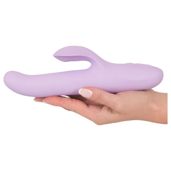 SMILE Thrusting - roterende, støtende vibrator med klitorisarm (lilla)