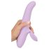 SMILE Thrusting - roterende, støtende vibrator med klitorisarm (lilla)