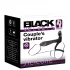 Black Velvets - oppladbar 2-i-1 vibrator og penisering (svart)