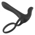 Black Velvets - oppladbar 2-i-1 vibrator og penisering (svart)
