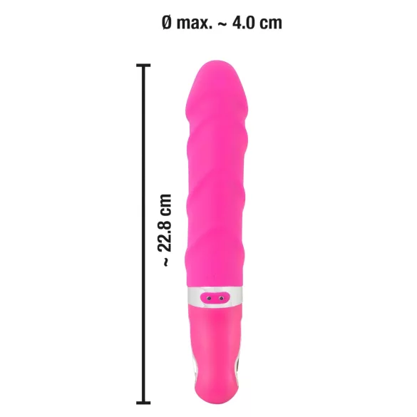 SMILE Soft - oppladbar varmevibrator (rosa)