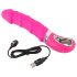 SMILE Soft - oppladbar varmevibrator (rosa)