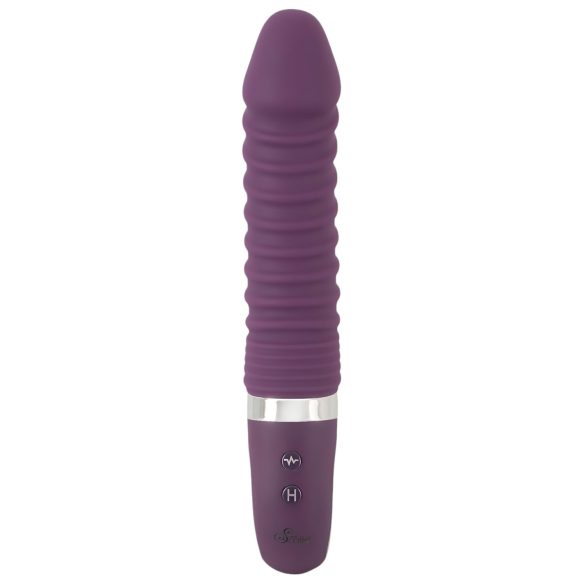 SMILE Soft - oppladbar, varmende vibrator (lilla)