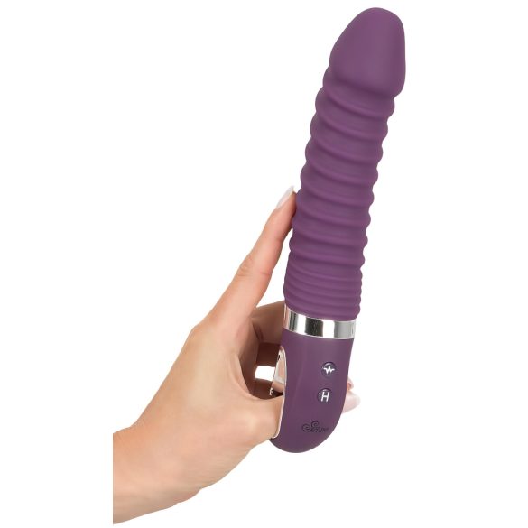 SMILE Soft - oppladbar, varmende vibrator (lilla)
